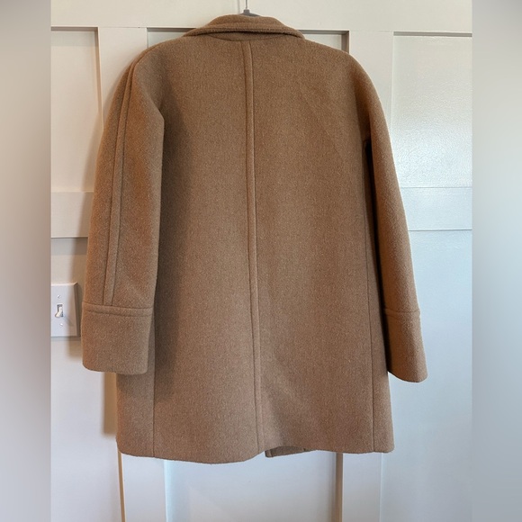 J. Crew Camel Wool Blend Coat - Picture 4 of 8